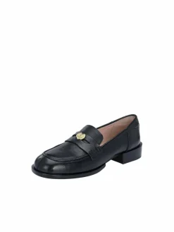 Crickit Slipper*Damen Halbschuh - ORLANDO schwarz uni