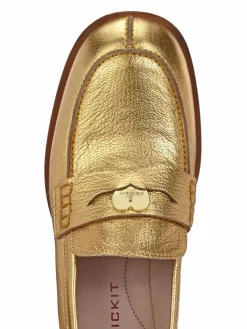 Crickit Slipper*Damen Halbschuh - ORLANDO gold uni