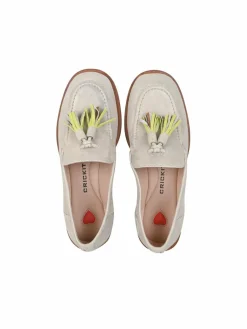 Crickit Slipper*Damen Halbschuh - REIKE grün oliv uni