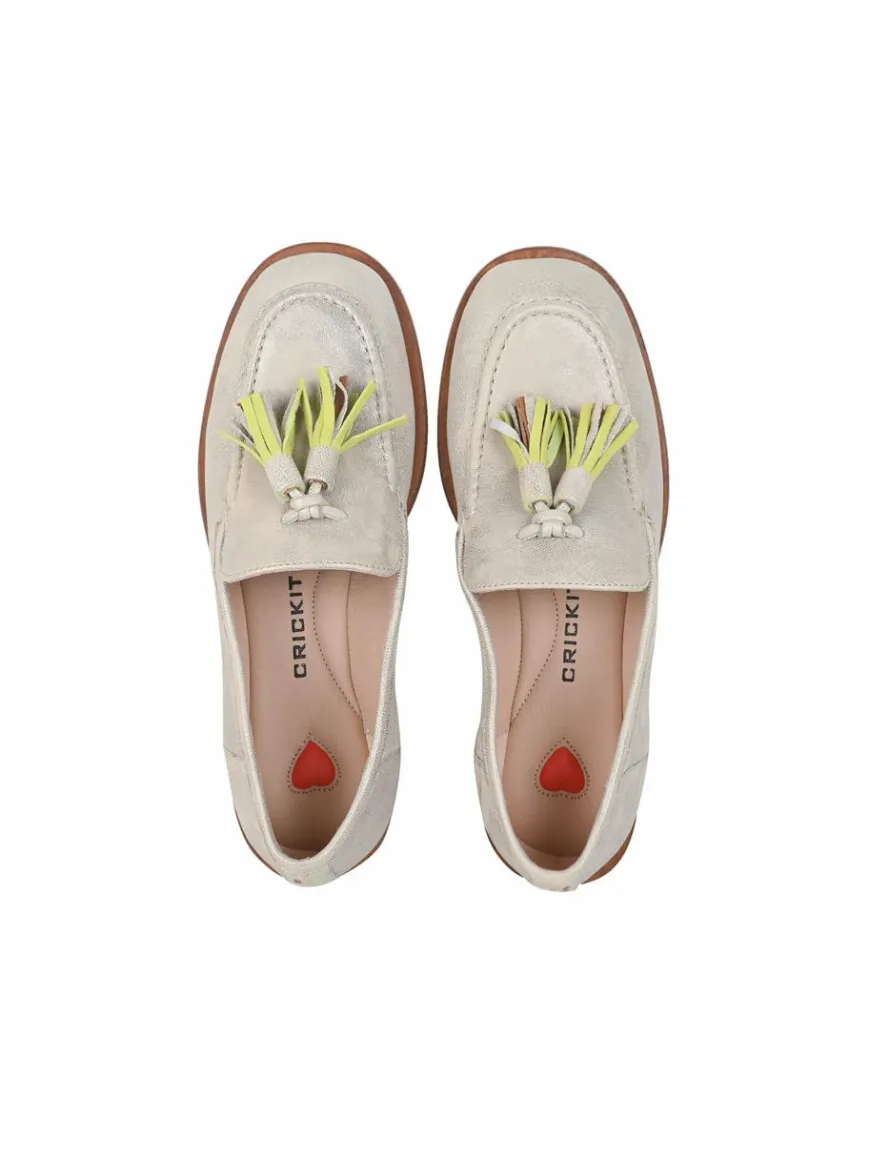 Crickit Slipper*Damen Halbschuh - REIKE grün oliv uni