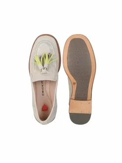 Crickit Slipper*Damen Halbschuh - REIKE grün oliv uni