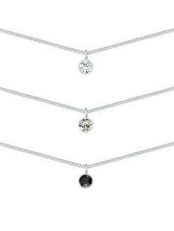 Elli Schmuck*Damen Halskette silber uni