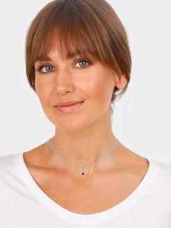 Elli Schmuck*Damen Halskette silber uni