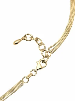 Elli Schmuck*Damen Halskette rot uni