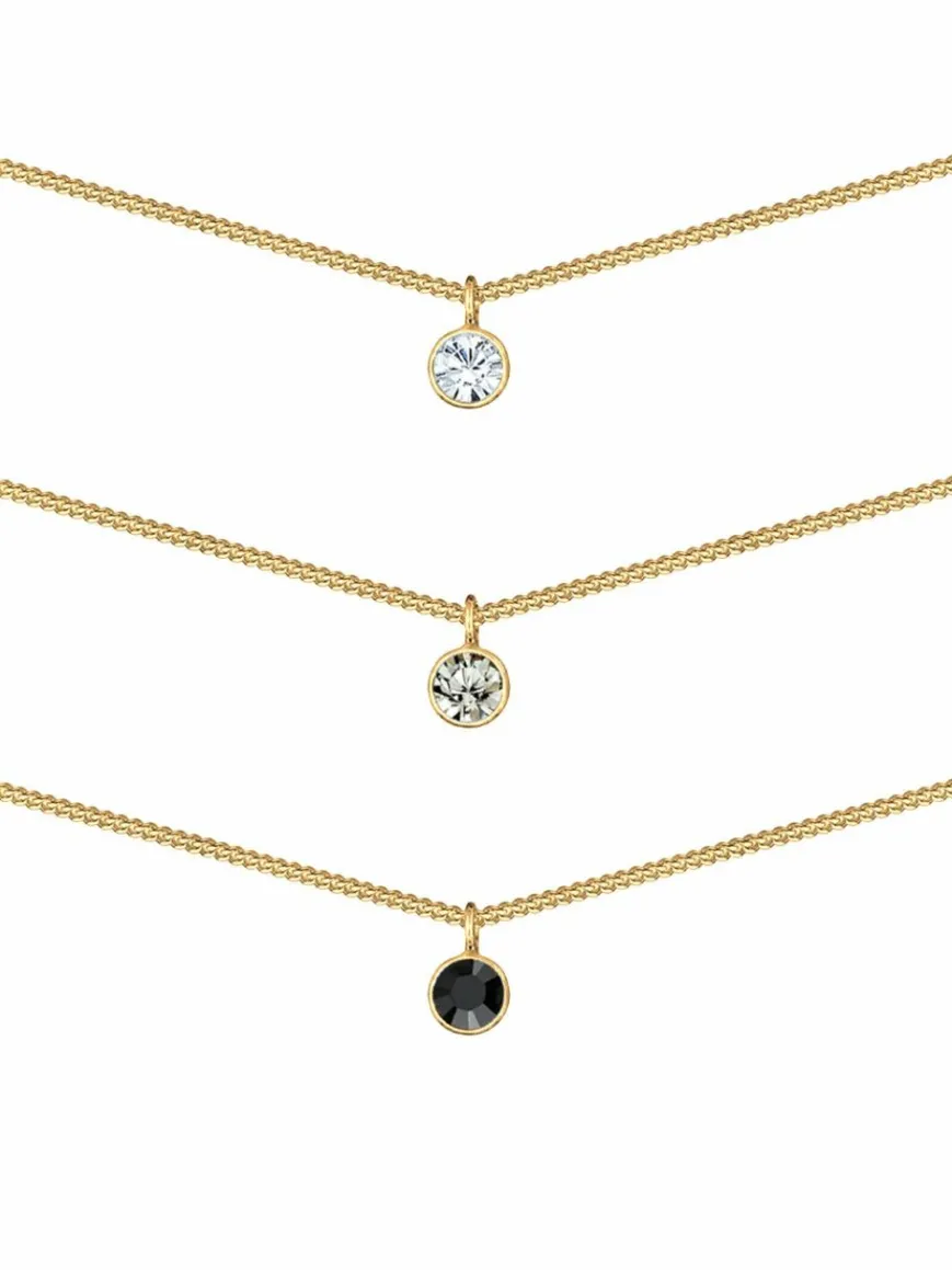 Elli Schmuck*Damen Halskette gold uni