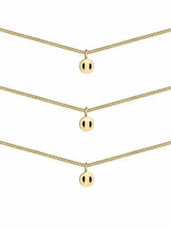 Elli Schmuck*Damen Halskette gold uni
