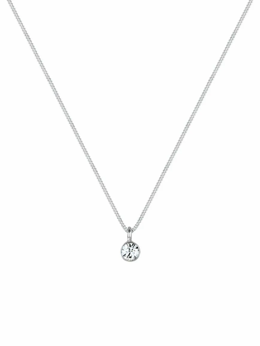 Elli Schmuck*Damen Halskette silber uni