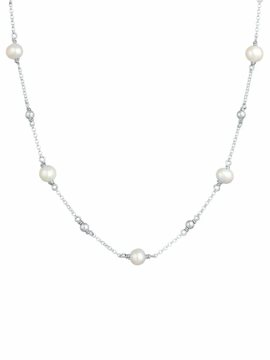 Elli Schmuck*Damen Halskette silber uni