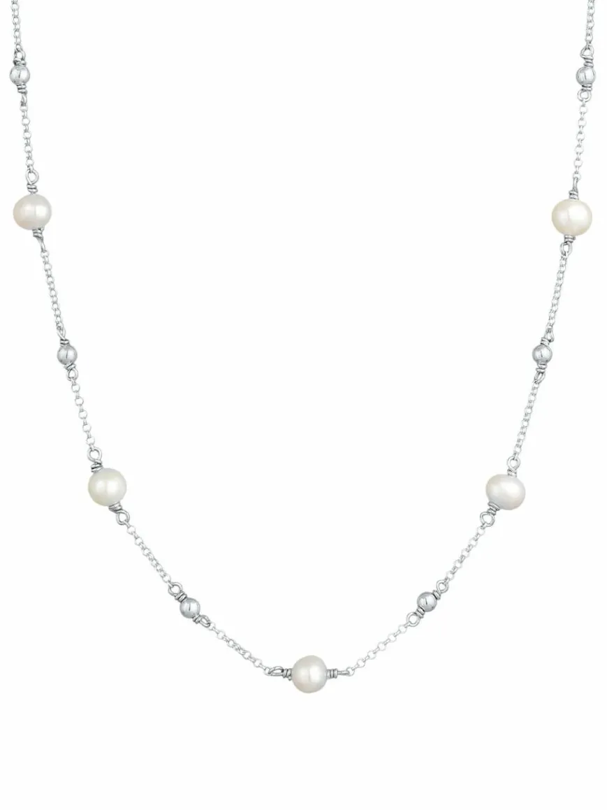 Elli Schmuck*Damen Halskette silber uni