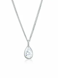 Elli Schmuck*Damen Halskette silber uni