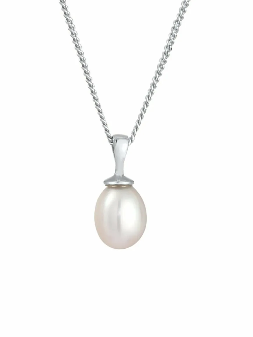 Elli Schmuck*Damen Halskette silber uni