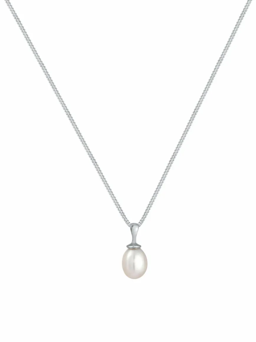 Elli Schmuck*Damen Halskette silber uni