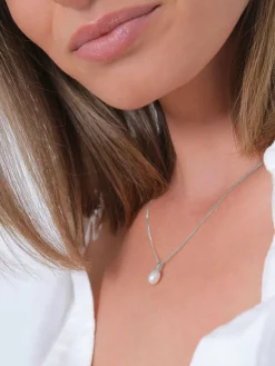 Elli Schmuck*Damen Halskette silber uni