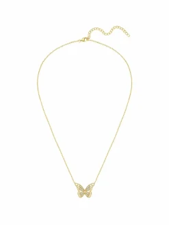 Rafaela Donata Schmuck*Damen Halskette - Schmetterling gold uni