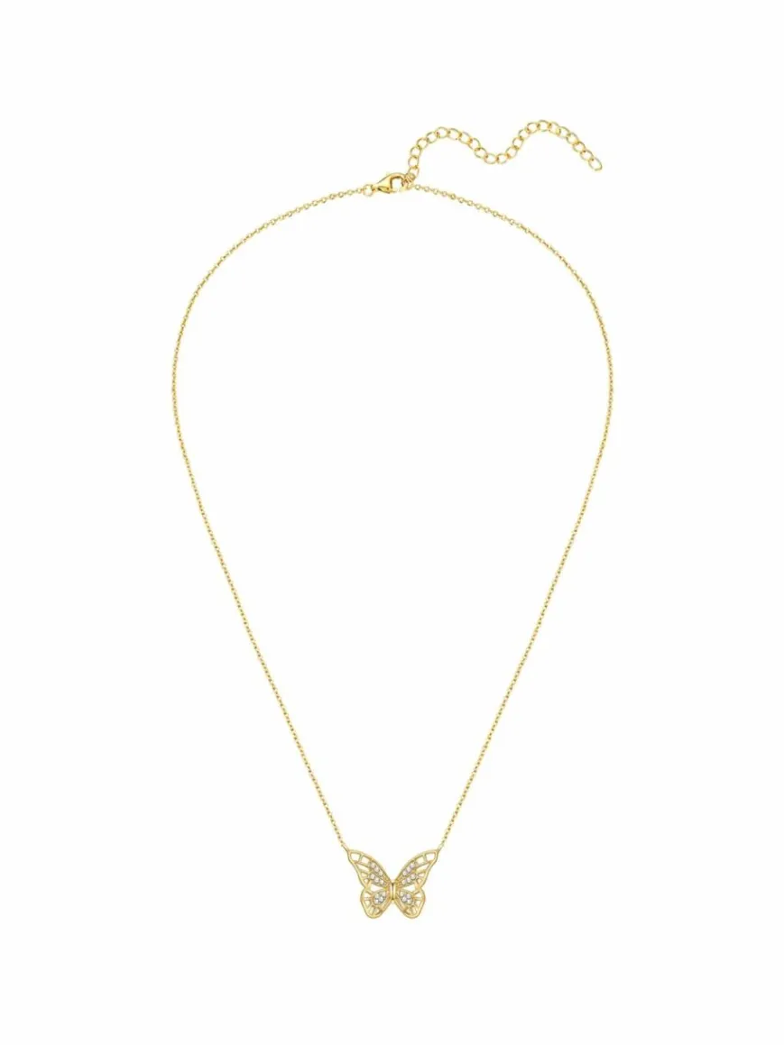 Rafaela Donata Schmuck*Damen Halskette - Schmetterling gold uni