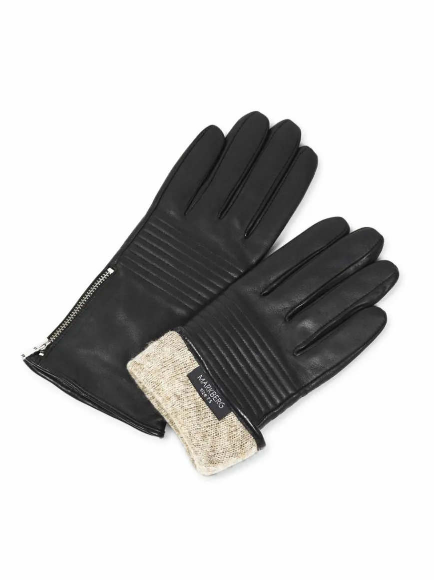 Markberg Handschuhe*Damen Handschuhe schwarz uni