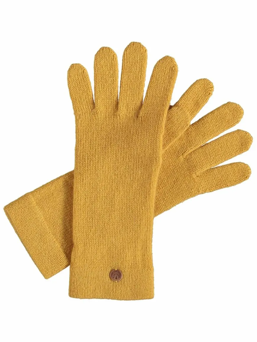 Fraas Handschuhe*Damen Handschuhe gelb uni