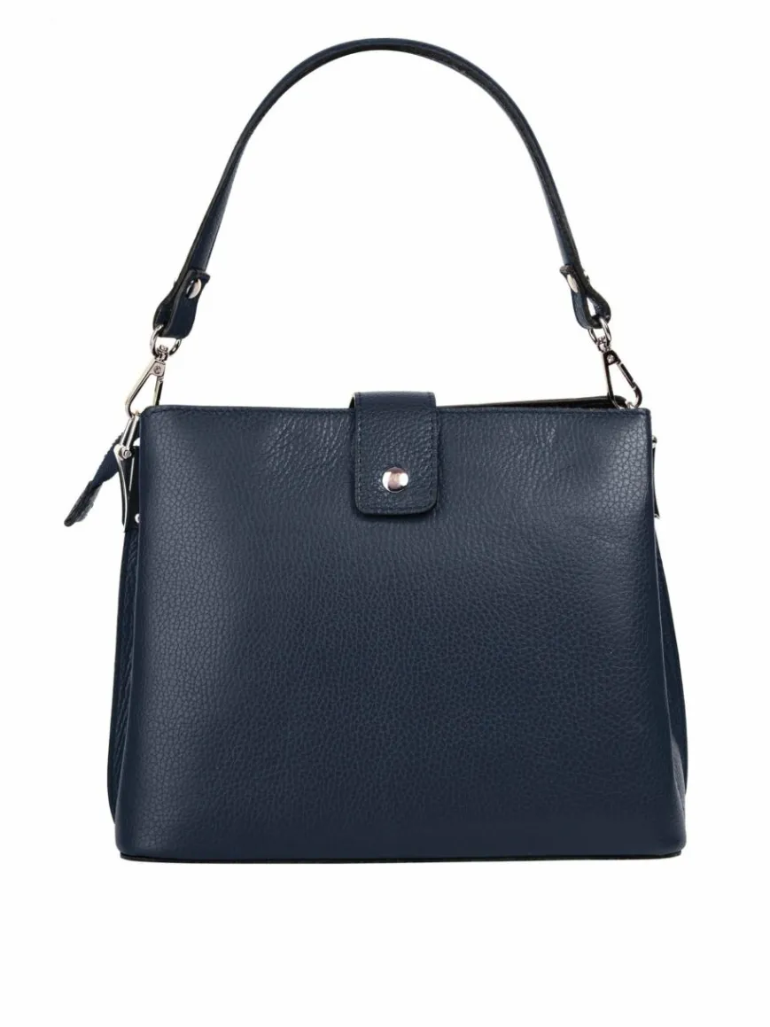 Cluty Taschen & Rucksäcke*Damen Handtasche blau uni