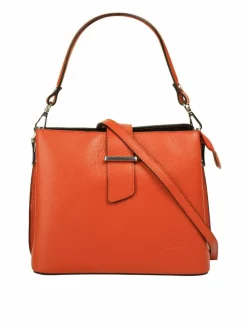 Cluty Taschen & Rucksäcke*Damen Handtasche orange uni