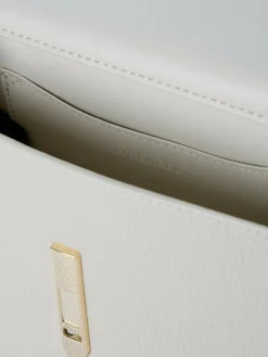 Seidenfelt Taschen & Rucksäcke*Damen Handtasche ecru gold uni