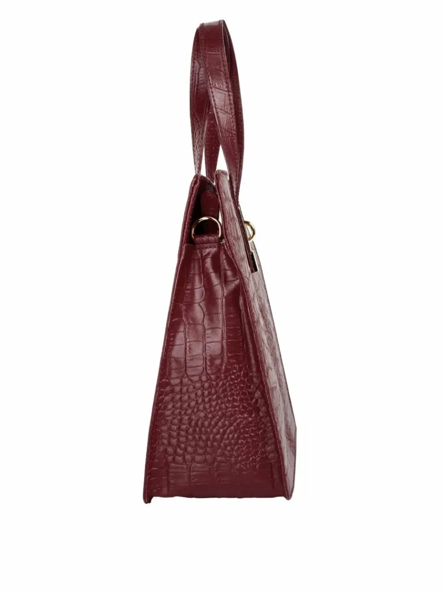 Cluty Taschen & Rucksäcke*Damen Handtasche rot uni