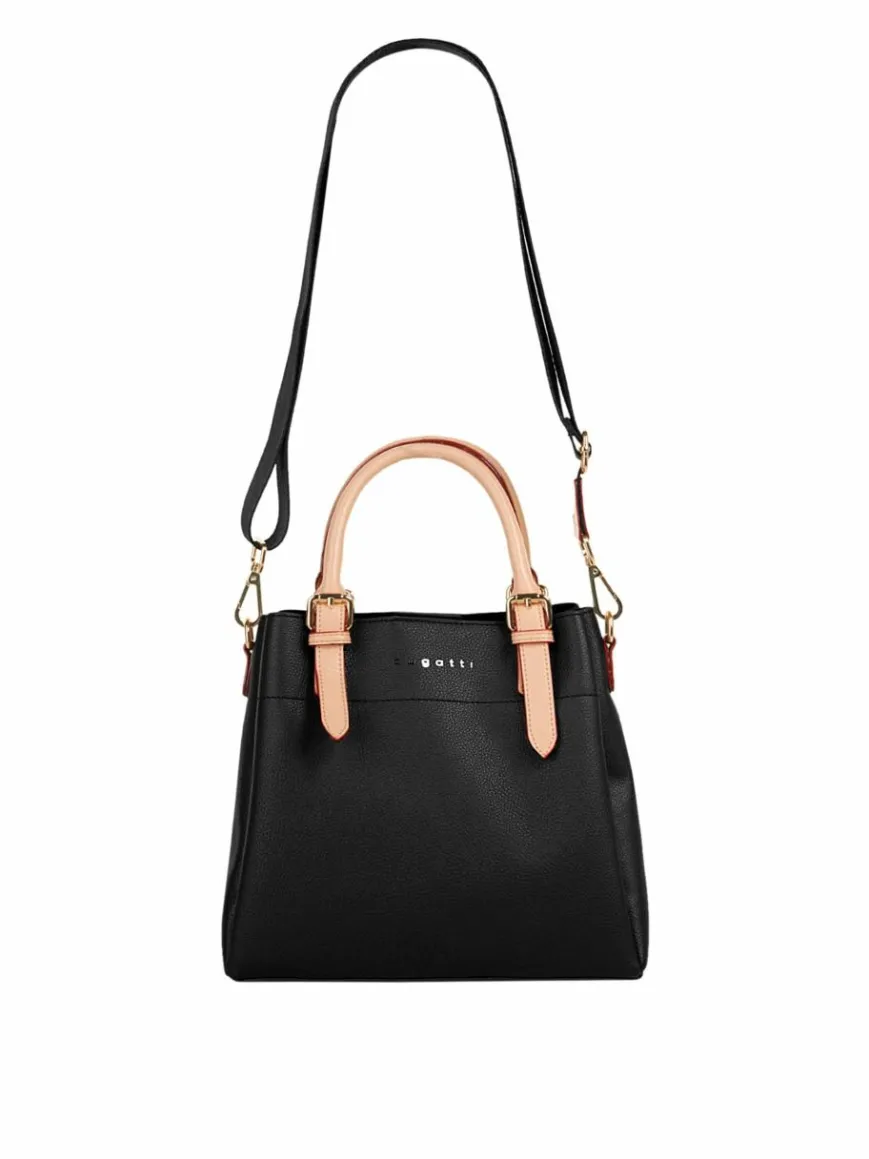 Bugatti Taschen & Rucksäcke*Damen Handtasche schwarz uni