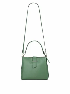Cluty Taschen & Rucksäcke*Damen Handtasche grün uni