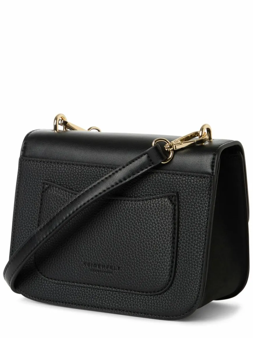 Seidenfelt Taschen & Rucksäcke*Damen Handtasche schwarz gold uni