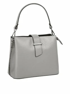 Cluty Taschen & Rucksäcke*Damen Handtasche grau uni