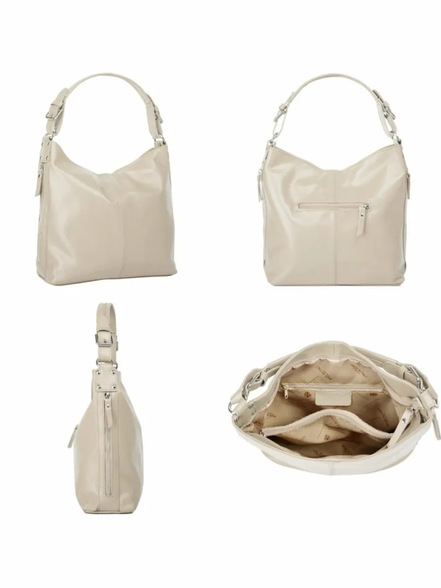 Samantha Look Taschen & Rucksäcke*Damen Handtasche beige uni