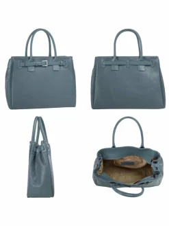 Cluty Taschen & Rucksäcke*Damen Handtasche blau uni