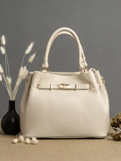 Samantha Look Taschen & Rucksäcke*Damen Handtasche beige uni