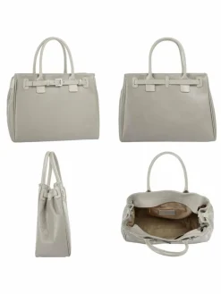 Cluty Taschen & Rucksäcke*Damen Handtasche grau uni