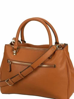 GUESS Taschen & Rucksäcke*Damen Handtasche - Calebra Status SAT braun uni