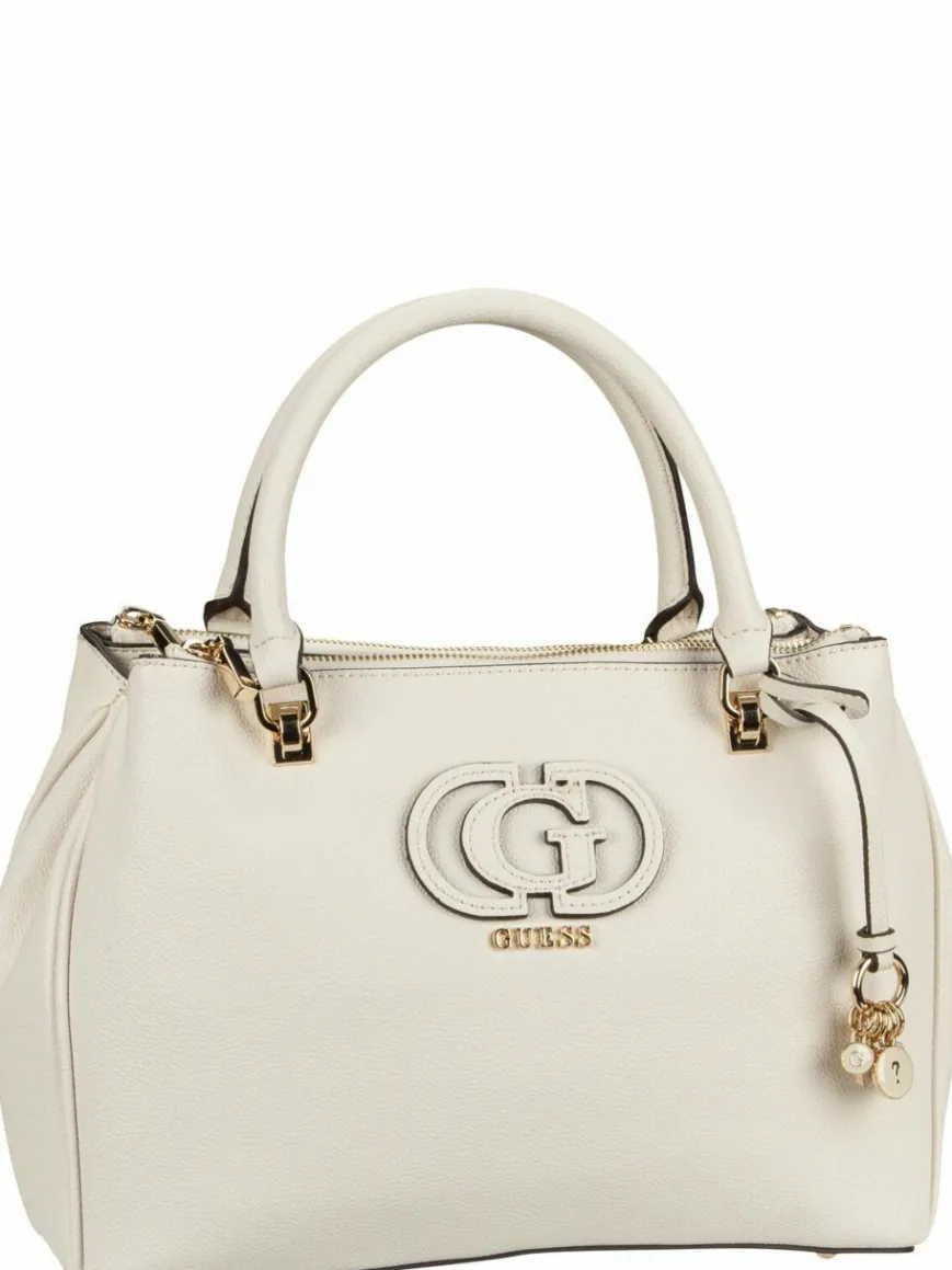 GUESS Taschen & Rucksäcke*Damen Handtasche - Calebra Status SAT weiß uni