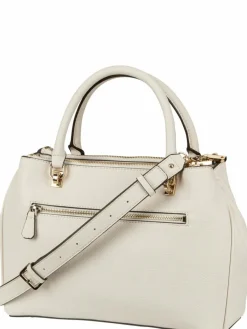GUESS Taschen & Rucksäcke*Damen Handtasche - Calebra Status SAT weiß uni