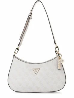 GUESS Taschen & Rucksäcke*Damen Handtasche - Noelle kitt beige gemustert
