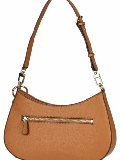 GUESS Taschen & Rucksäcke*Damen Handtasche - Noelle II Top Zip SHB cognac uni