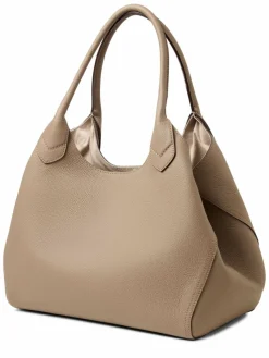 BOSS Taschen & Rucksäcke*Damen Handtasche aus Leder - Lenah Tote taupe uni