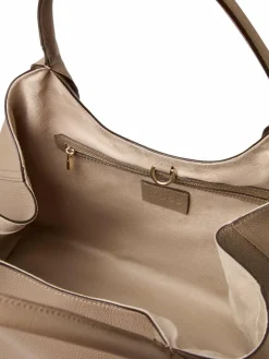 BOSS Taschen & Rucksäcke*Damen Handtasche aus Leder - Lenah Tote taupe uni