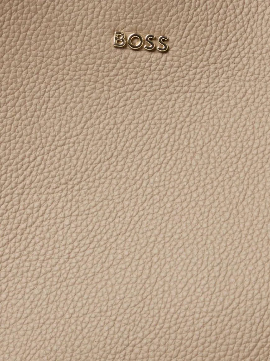 BOSS Taschen & Rucksäcke*Damen Handtasche aus Leder - Lenah Tote taupe uni