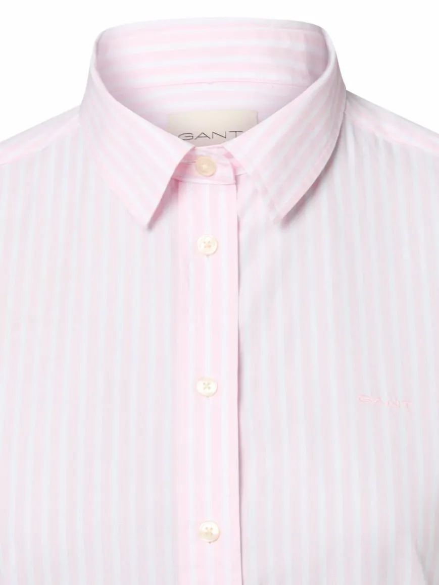 Gant Blusen*Damen Hemdbluse rosa weiß gestreift