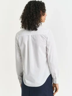 Gant Blusen*Damen Hemdbluse weiß uni