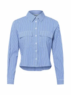 Marie Lund Blusen*Damen Hemdbluse blau weiß gestreift