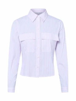 Marie Lund Blusen*Damen Hemdbluse rosa weiß gestreift