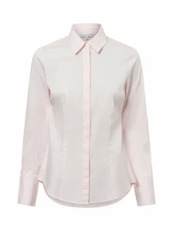 Marie Lund Blusen*Damen Hemdbluse rosa uni