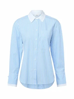 s.Oliver Blusen*Damen Hemdbluse blau weiß gestreift