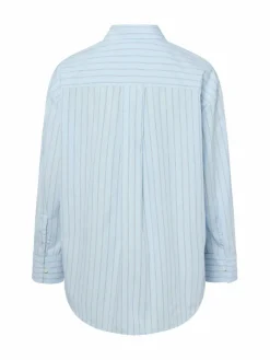 Tommy Hilfiger Blusen*Damen Hemdbluse hellblau weiß gestreift