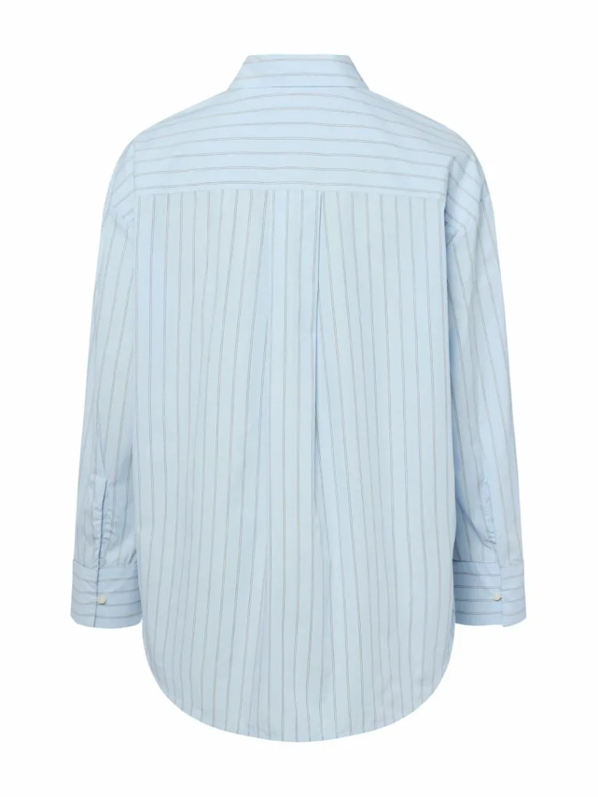 Tommy Hilfiger Blusen*Damen Hemdbluse hellblau weiß gestreift