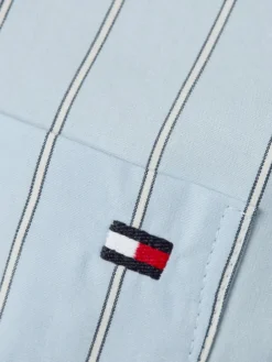 Tommy Hilfiger Blusen*Damen Hemdbluse hellblau weiß gestreift